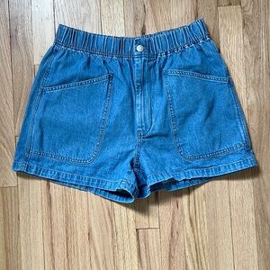 Madewell pull-on paperbag utility short